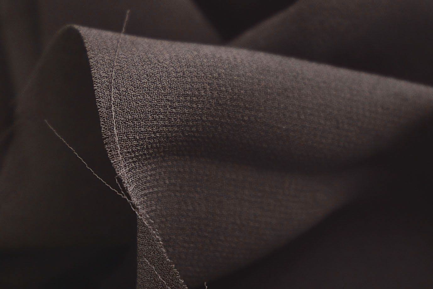 Шифон "Сахар"/темно-коричневый DT-18007/C#8