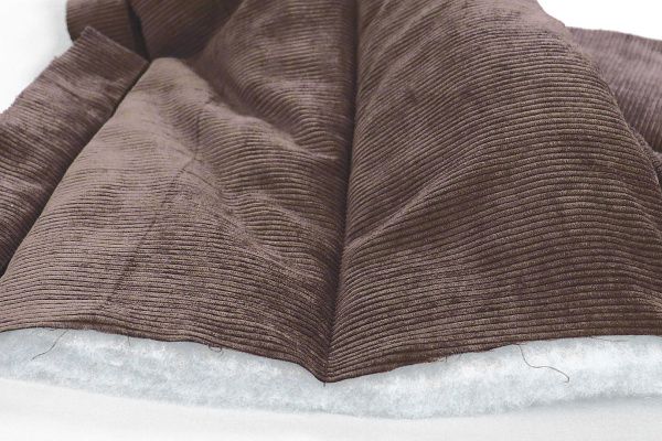 Ткань простеганная "Полоска"/коричневый P51 3734/5+CC300