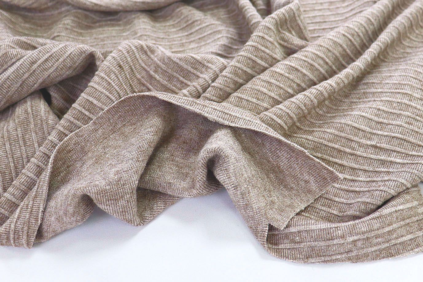 Трикотаж нейлон/полоска серо-коричневая 3238-PY/C#2