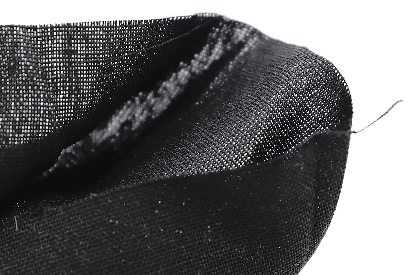 Лен стрейч/черный 3070/С#1