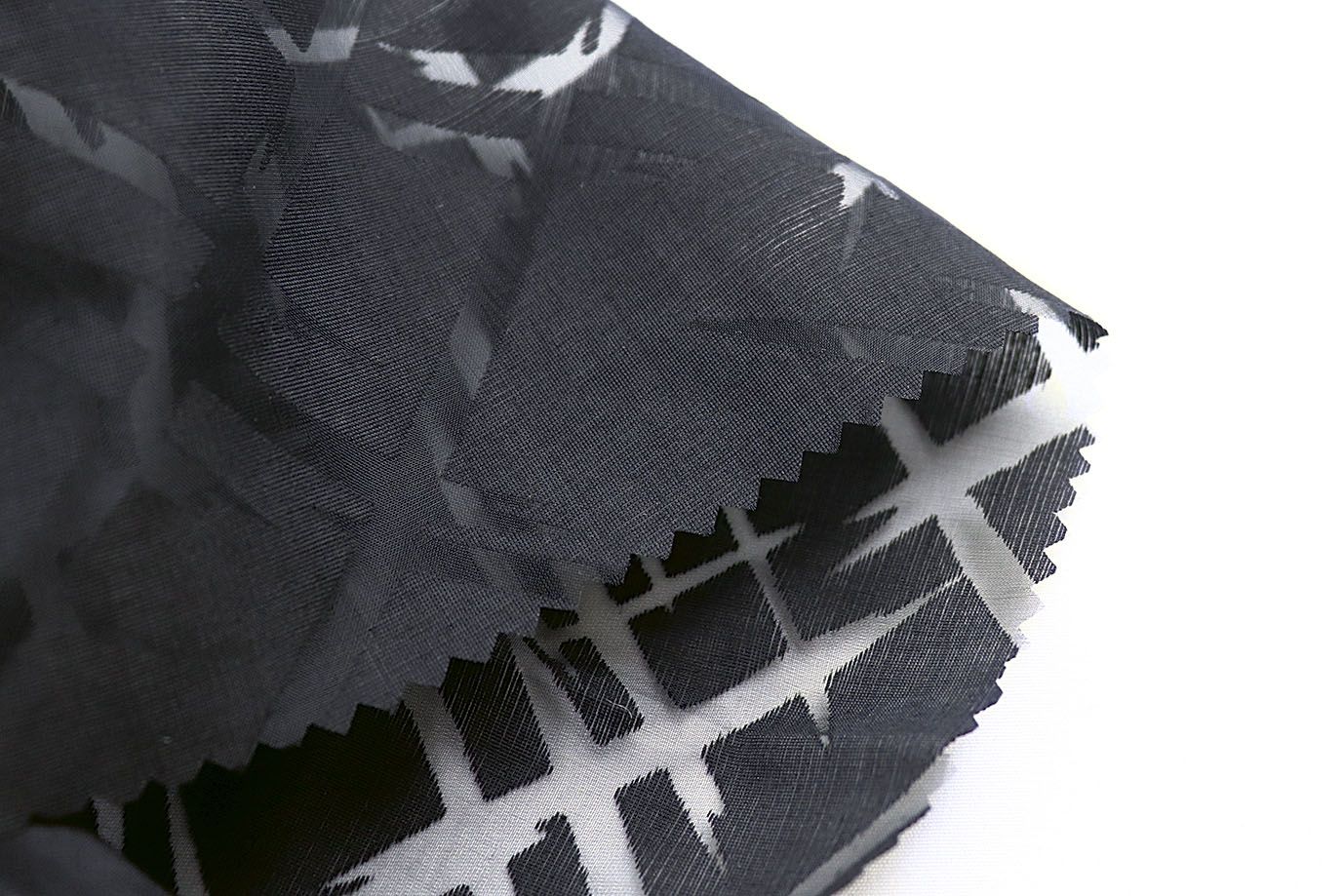 Блузочная ткань жаккард/черный 4254-PY/D#1/C#1