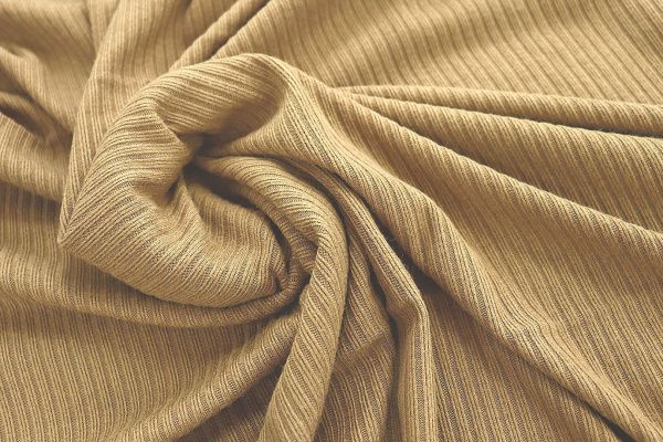 Трикотаж "Лапша"/желто-коричневый 3516-PY/C#8