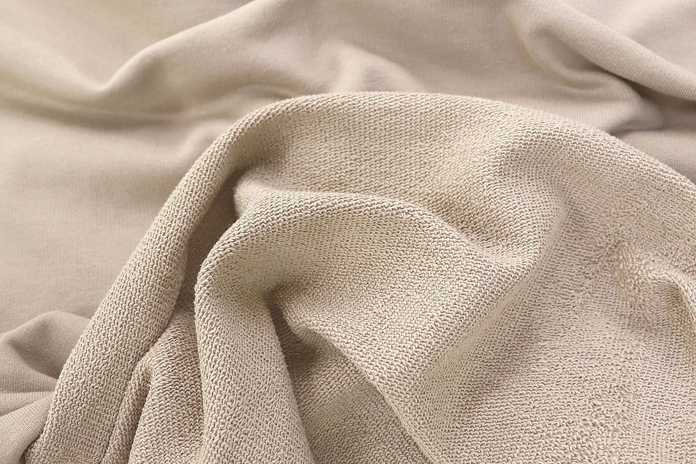 Трикотаж футер 3х нитка с петлей/арахис 0363/D#петля/C#арахис 15-1308TPX