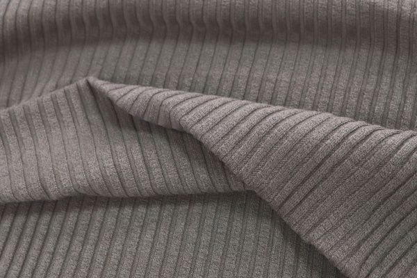 Трикотаж "Рибана"/черно-коричневый VT-10289/C#2