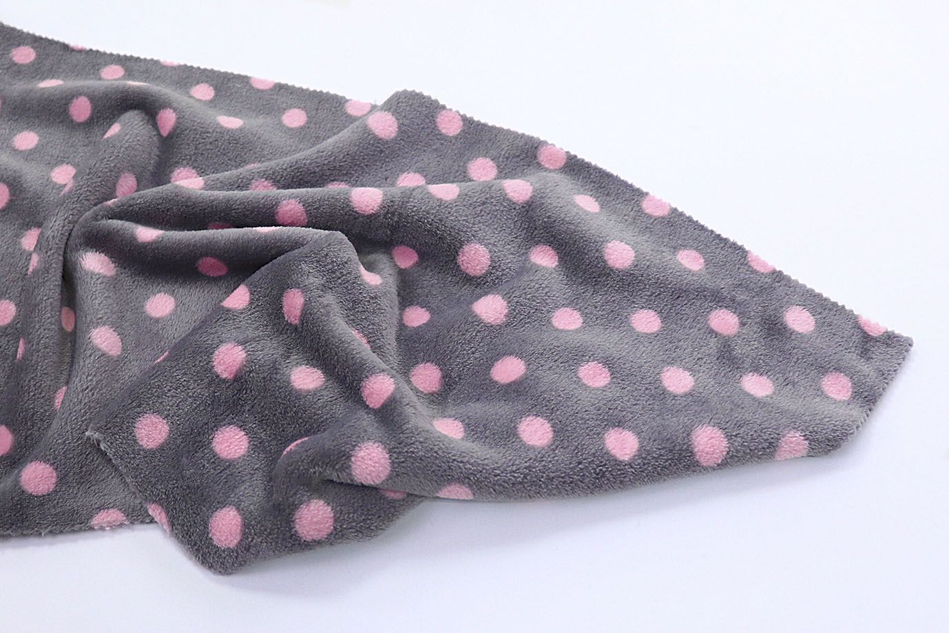 Велсофт принт/горох розовый на сером AP221208110/D#222-FLA280YH/C#Y18021251-6