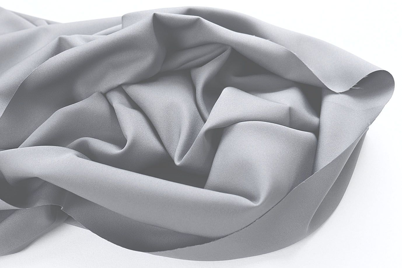 Костюмная ткань "Барби" стрейч/серый 4186-PY/C#6