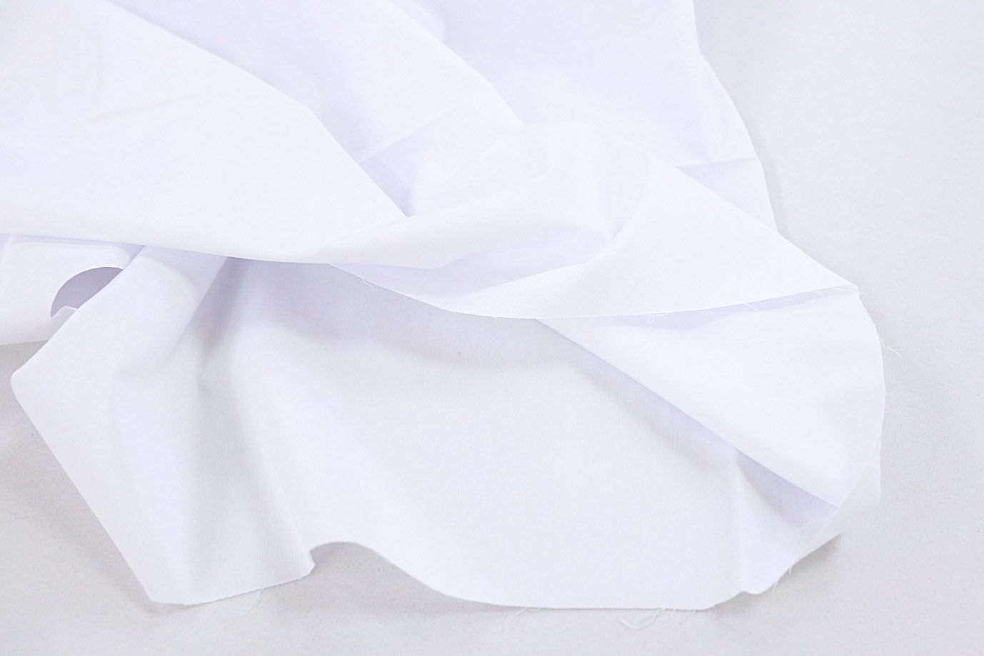 Хлопок "Поплин" стрейч/белый 3681-PY/C#1