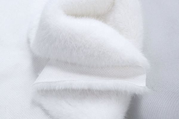 Искусственный мех "Норка"/белый AP50323/D#289-230215/C#White