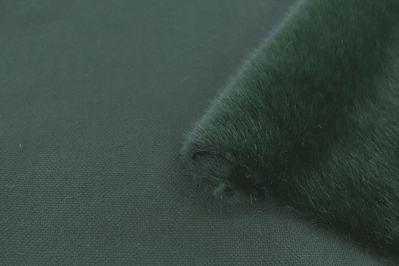 Искусственный мех "Норка"/темно-зеленый AP4308+EL/D#1207-23003/C#4