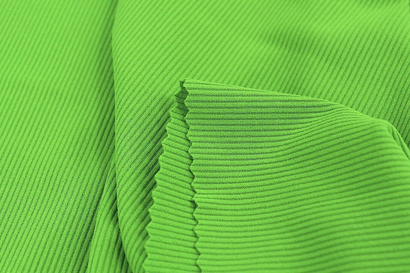 Трикотаж "Лапша"/светло-зеленый 3676-PY/C#17