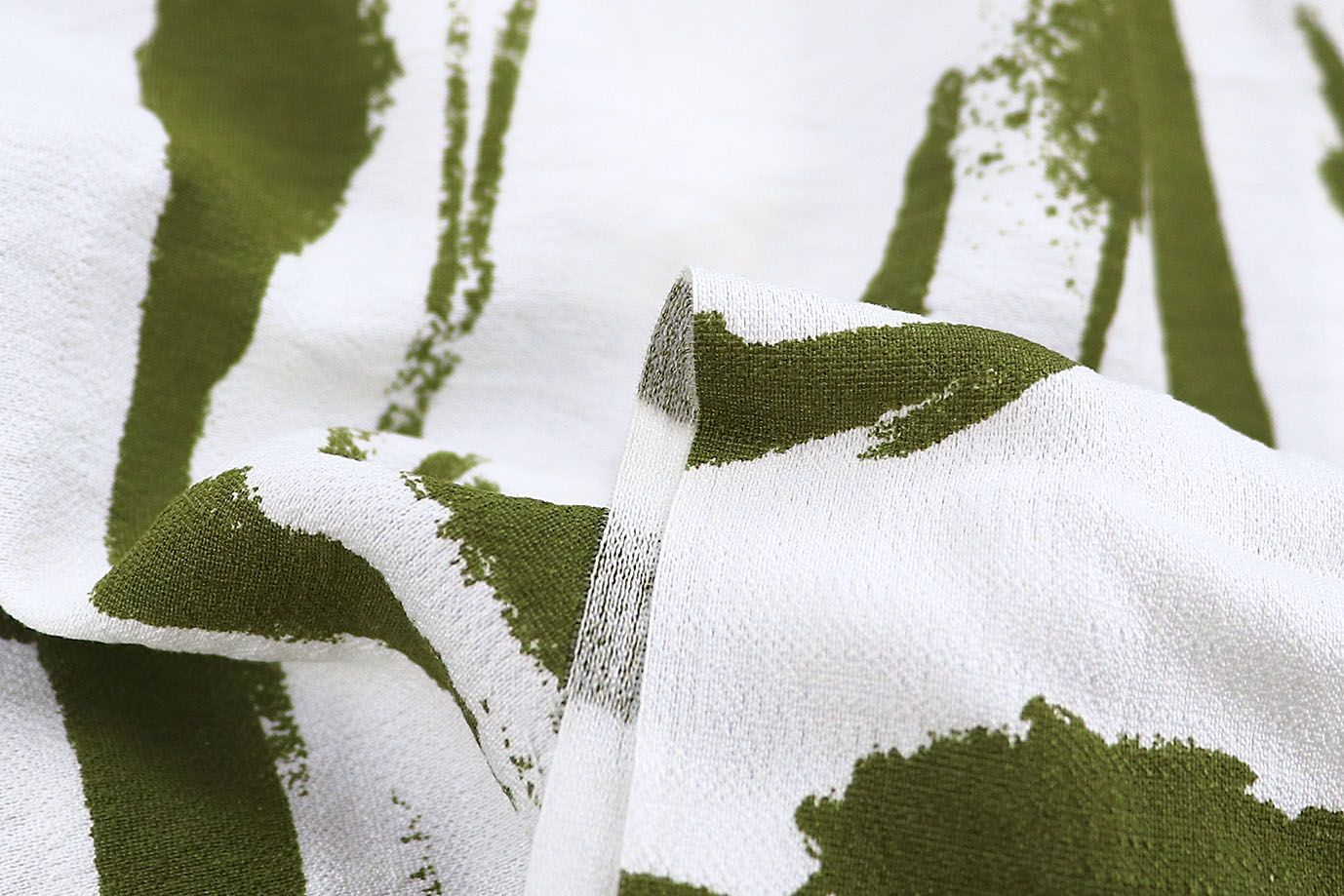 Лен БОХО принт/зелено-белый 3786-PY/D#1/C#5