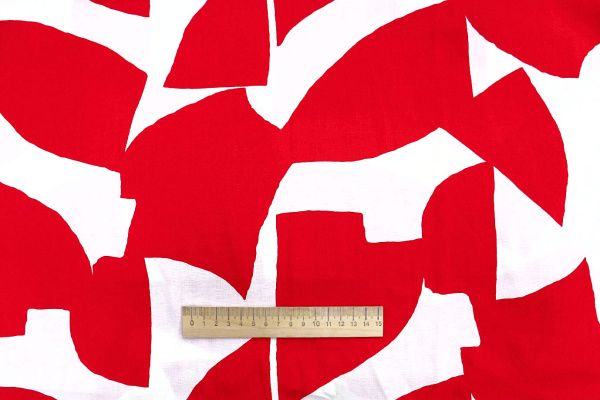 Штапель принт/бело-красный 1374-PY/D#8/C#6