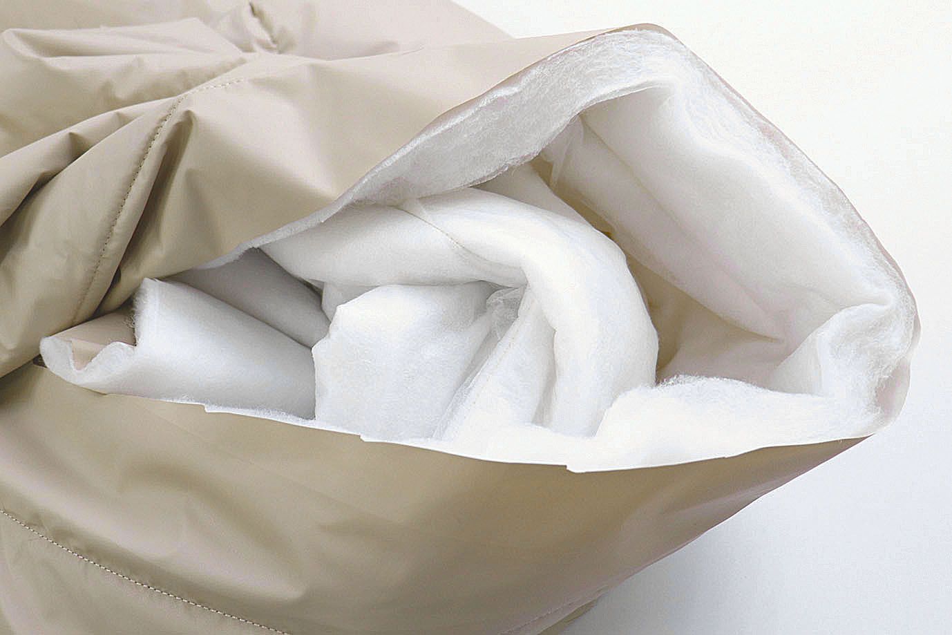 Ткань простеганная "Полоска" P51/кремовый 11015-26/2+холлофайбер 200+СПБ