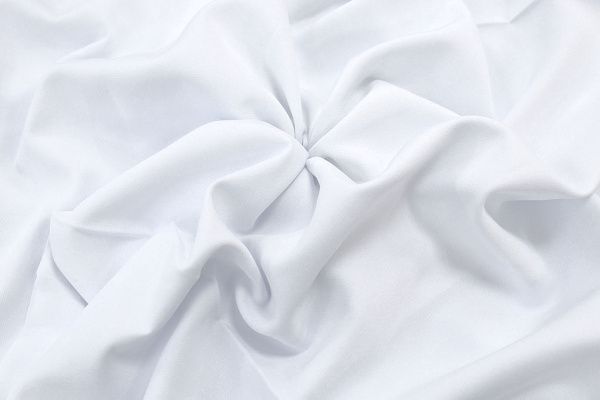 Костюмная ткань "Барби" стрейч/белый 4016-PY/C#1