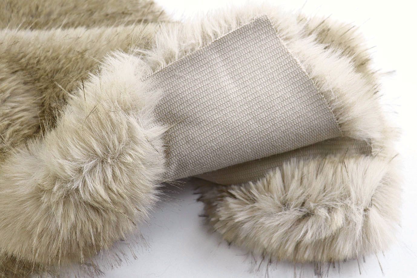 Искусственный мех "Енот"/пепельно-бежевый AP6032423/D#1003-25ZC8511H/C#1 Beige