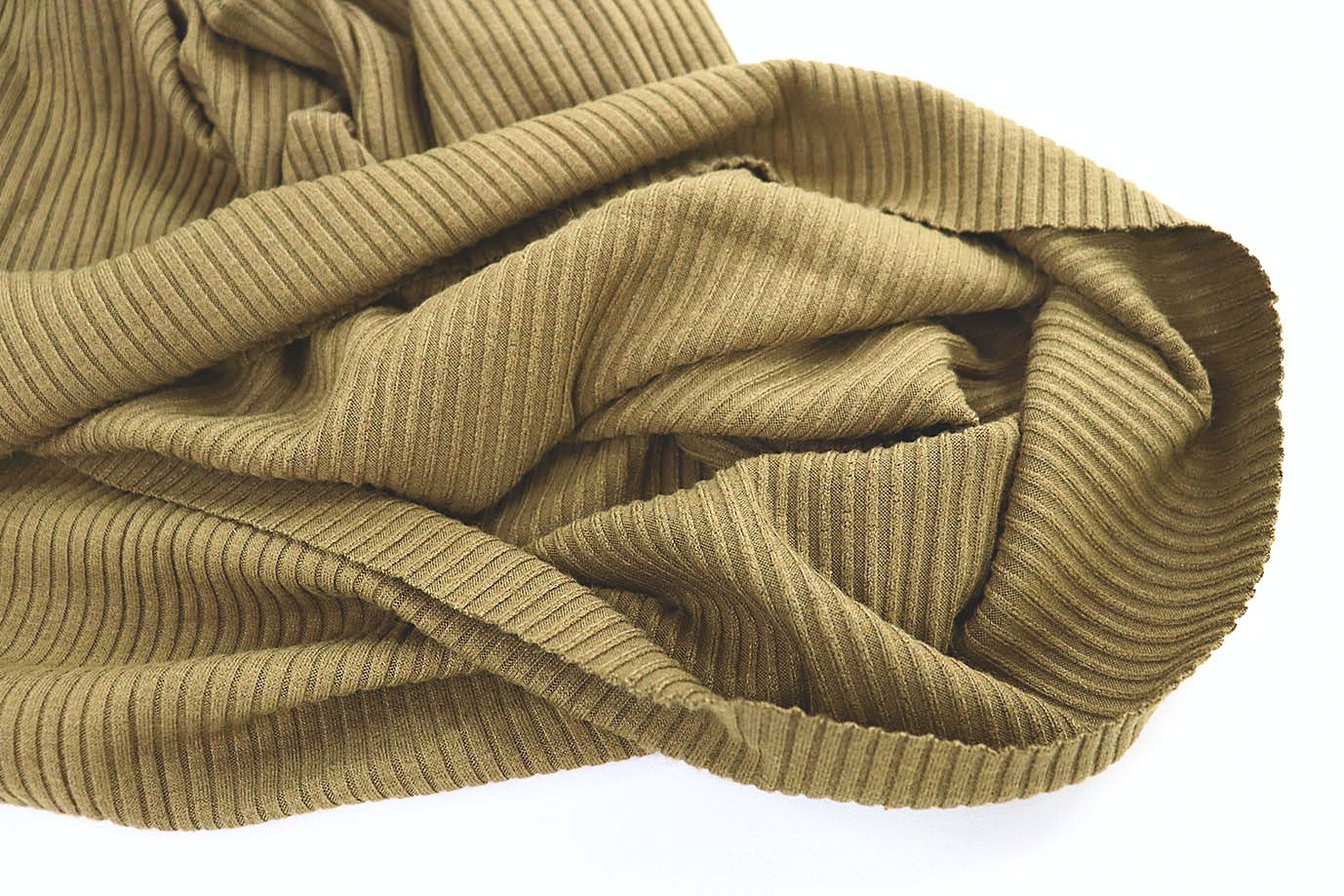 Трикотаж "Лапша"/хаки 3515-PY/C#9