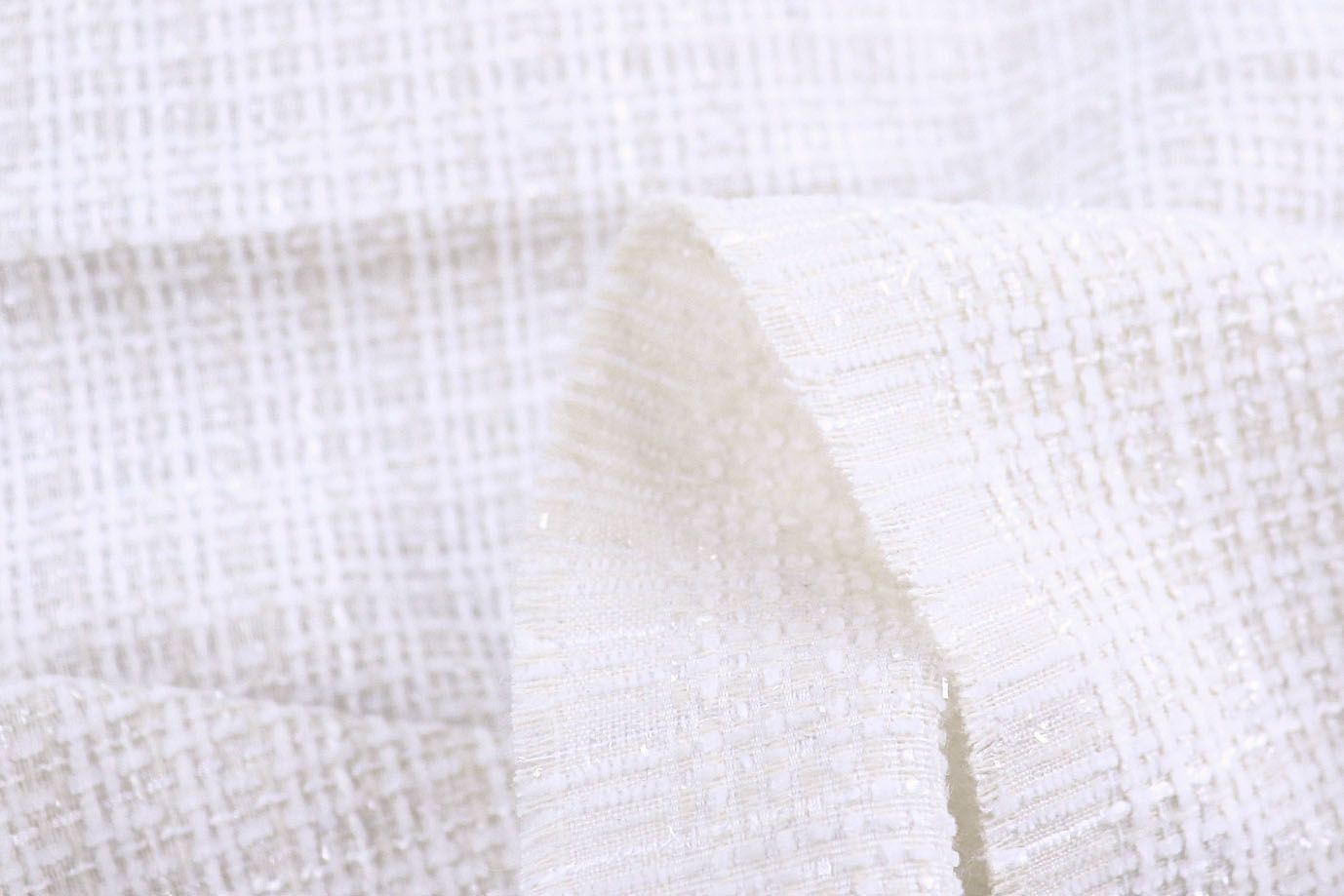 Костюмная ткань "Шанель" с люрексом/молочный AP50614/D#826-24-4278/C#1