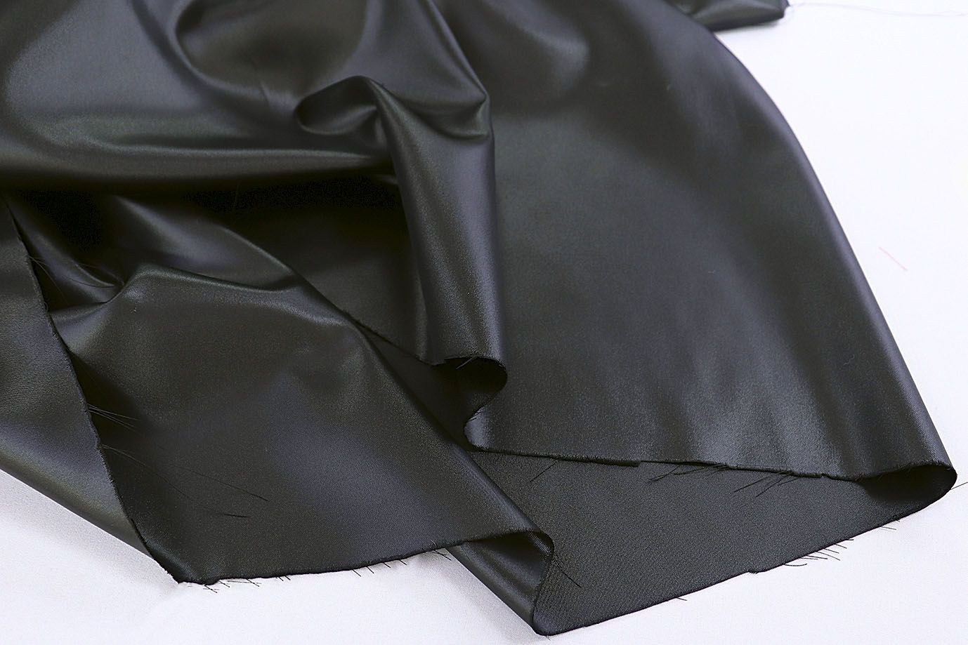 Сатин двусторонний/черный 3820-PY/C#Black