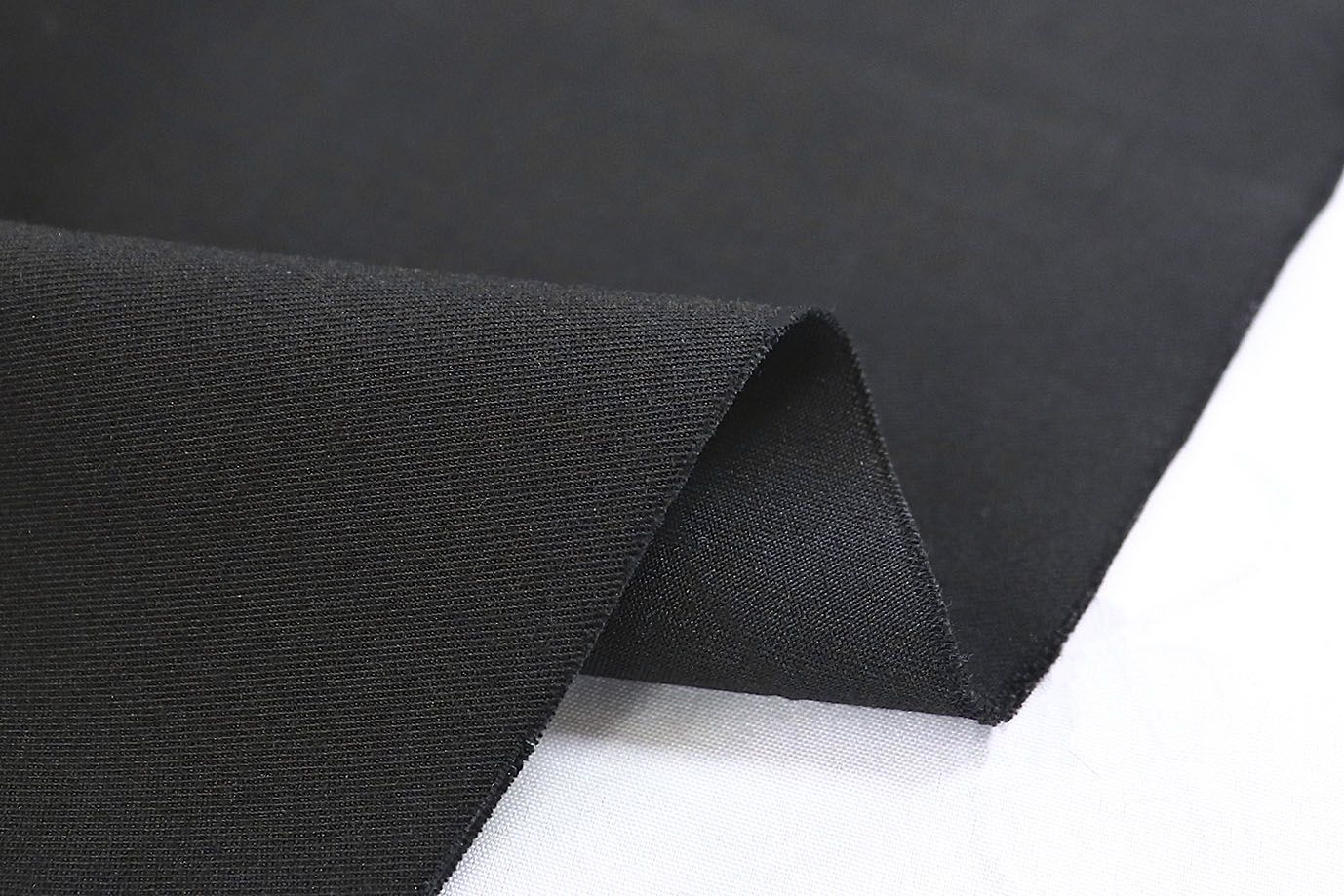 Костюмная ткань "Гальяно" стрейч/черный VT-10584/C#6