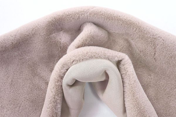 Искусственный мех "Кролик"/серовато-розовый AP230226012/D#3062207/C#2213