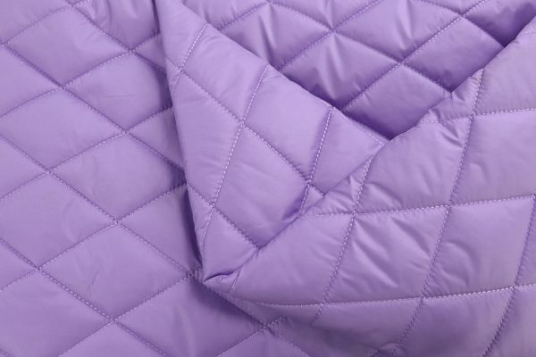 Ткань простеганная "Ромб"/сиреневый R10-7 1016117/857+CC150