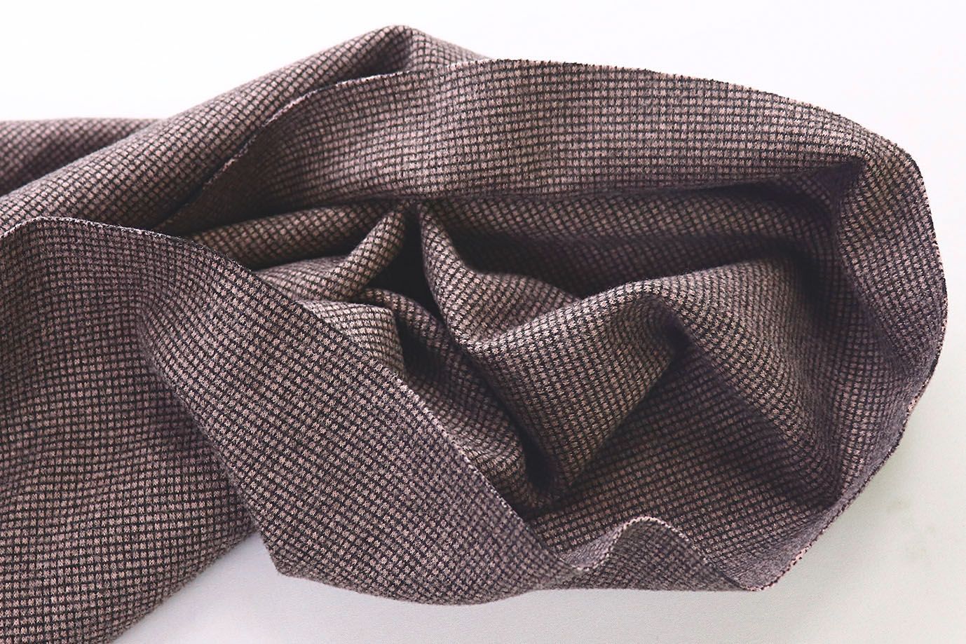 Пальтовый трикотаж принт/коричневый 1407-PY/D#1/C#1