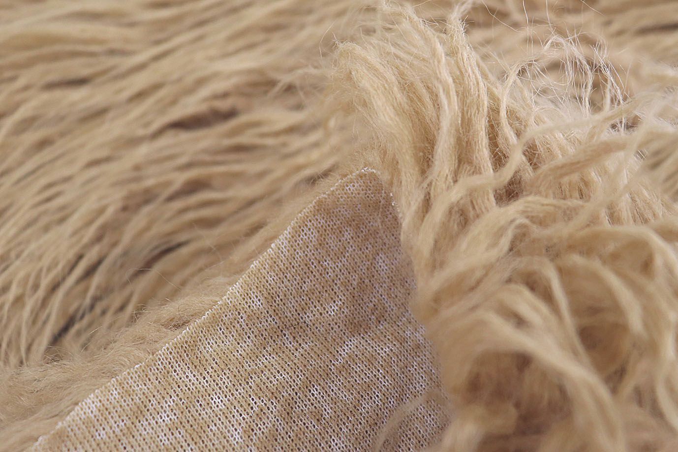 Искусственный мех "Лама"/бежевый 1538-240306/C#251382 Apricot (50209)