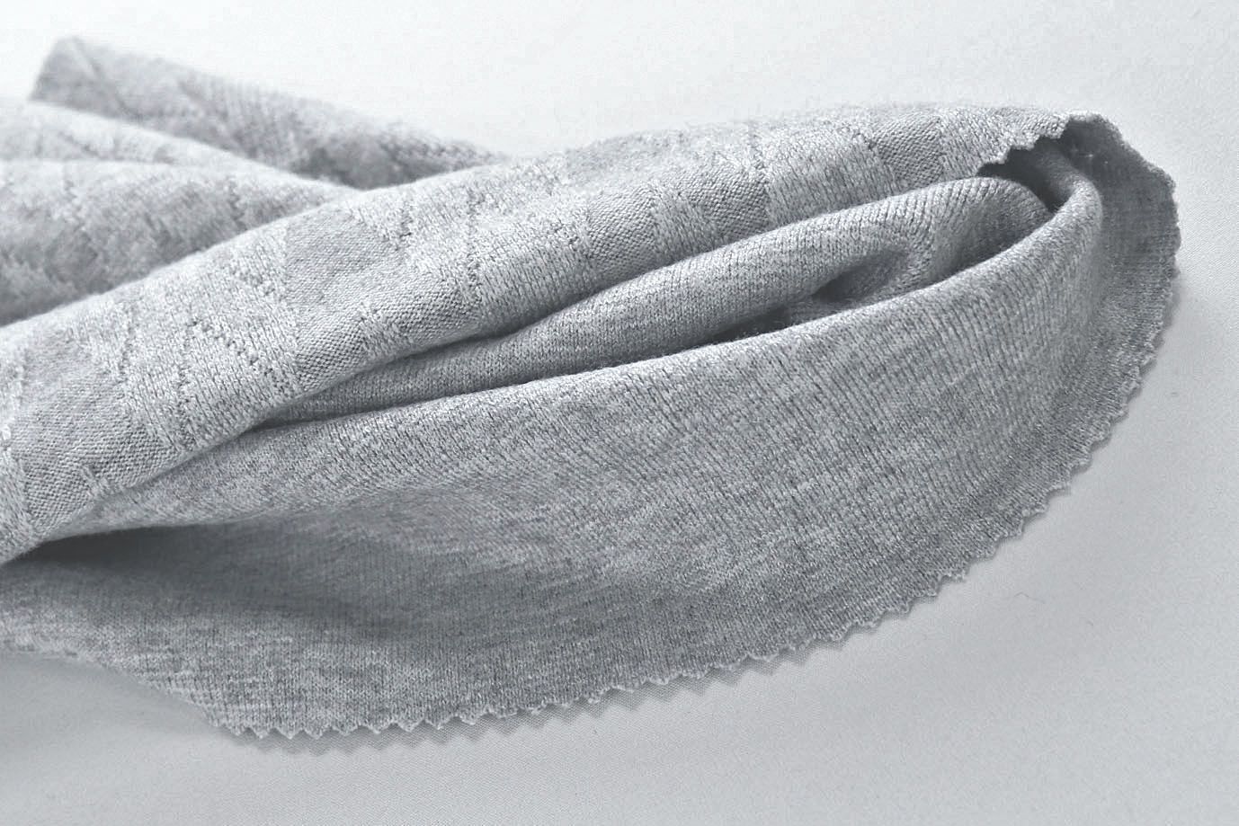 Трикотаж жаккард/светло-серый 3990-PY/D#1/C#6