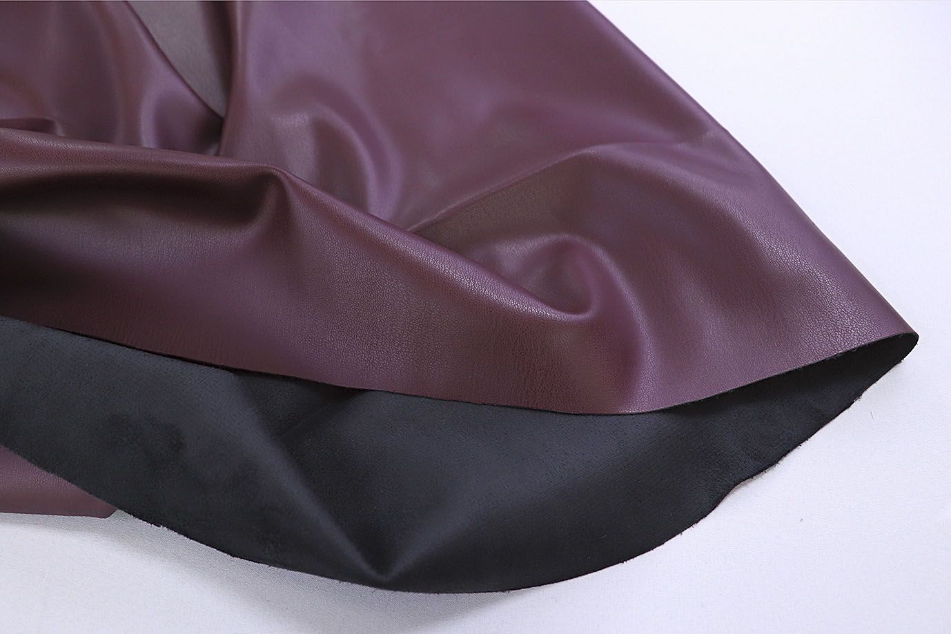 Кожа на замше стрейч/бордовый SSR-852/C#1 (DT17362)