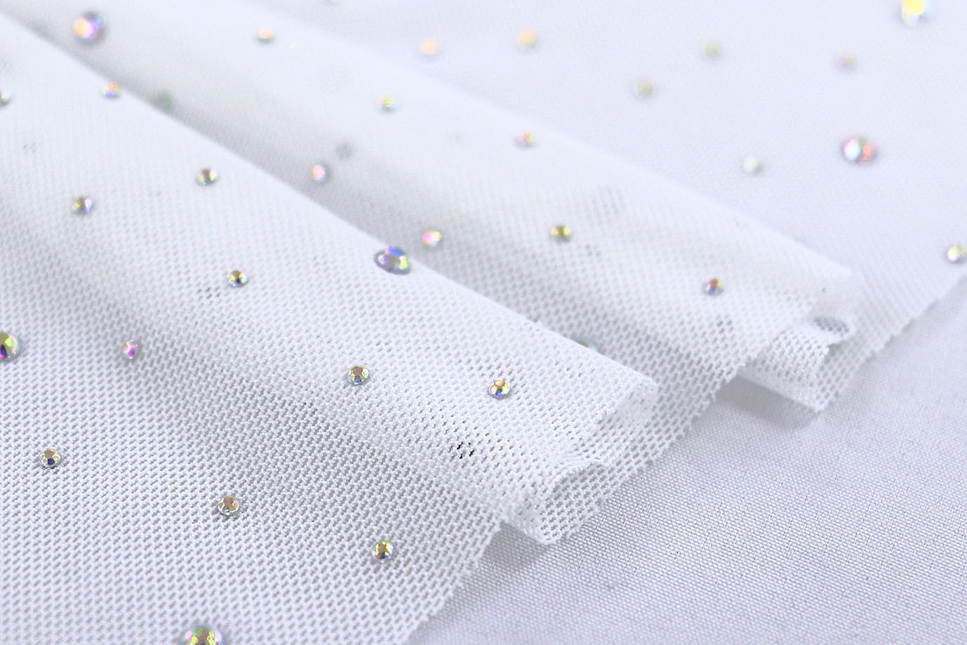 Сетка со стразами/белый 3783-PY/C#1