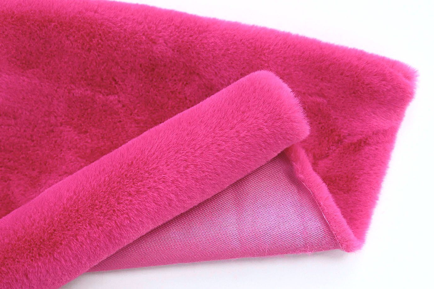 Искусственный мех "Кролик"/ярко-розовый AP231206140+EL/D#3062207/C#2261