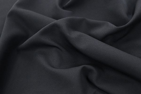 Костюмная ткань "Лиза"/черный 12241/C#2