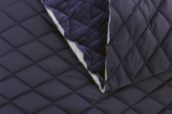 Ткань простеганная "Ромб"/темно-синий +CC150 1016117/D#R10-7/C#762+30600070/C#28