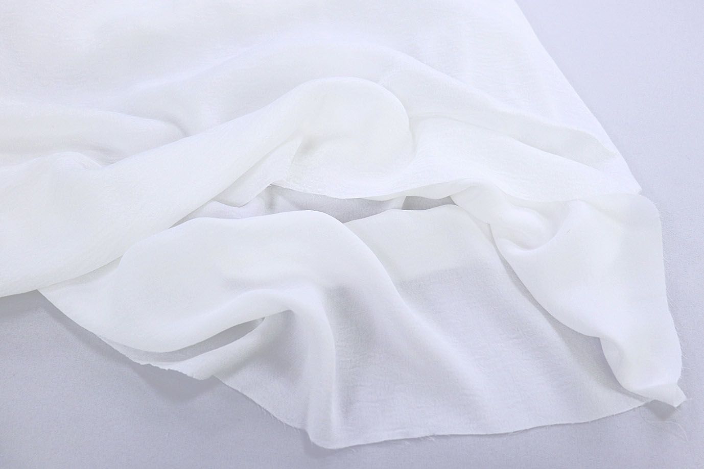 Шелк креш/белый 3837-PY/C#1