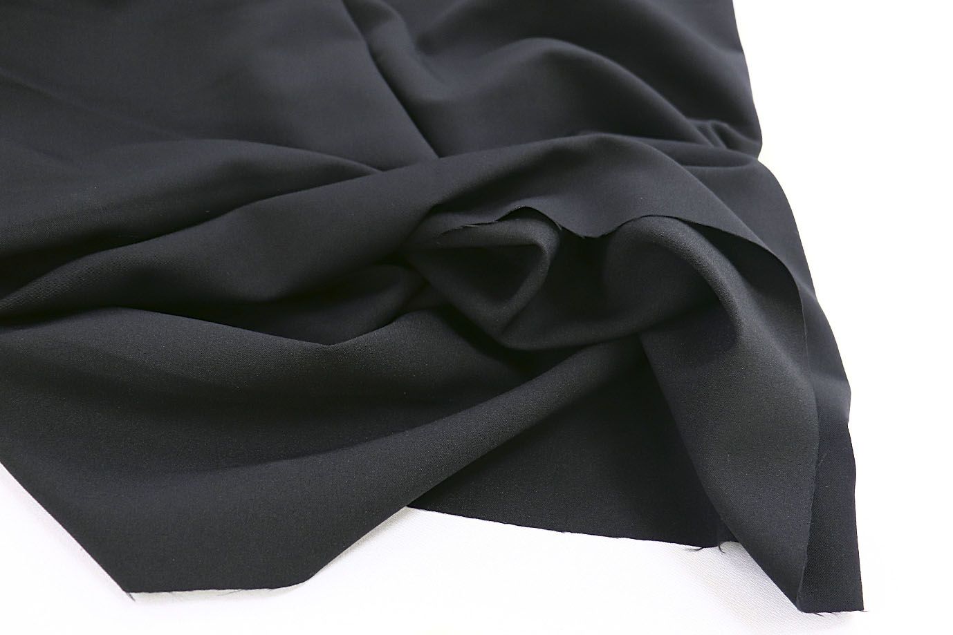 Костюмная ткань "Лиза"/черный 12171/C#2