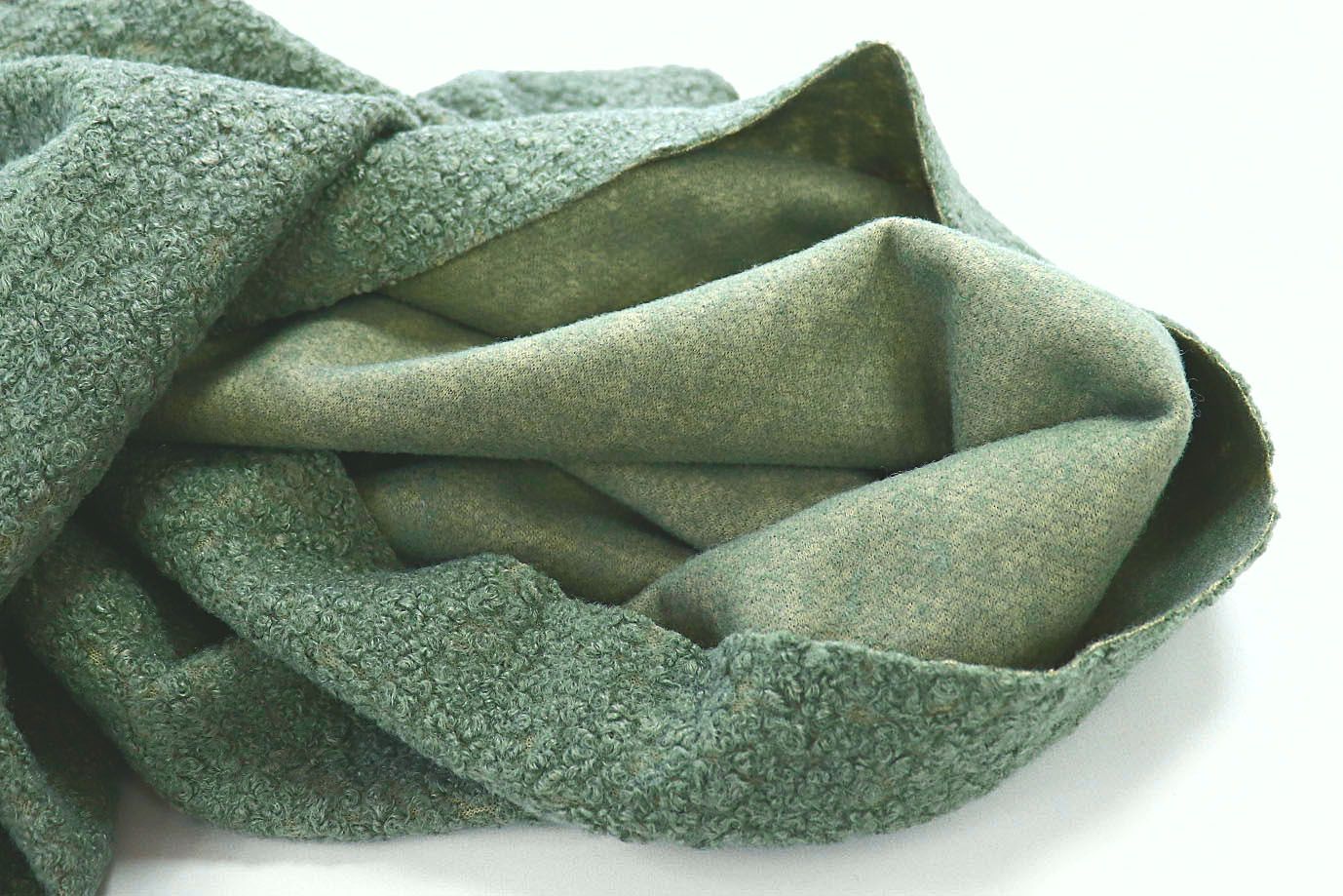 Пальтовая ткань "Барашек"/мятный DT-15972/C#3