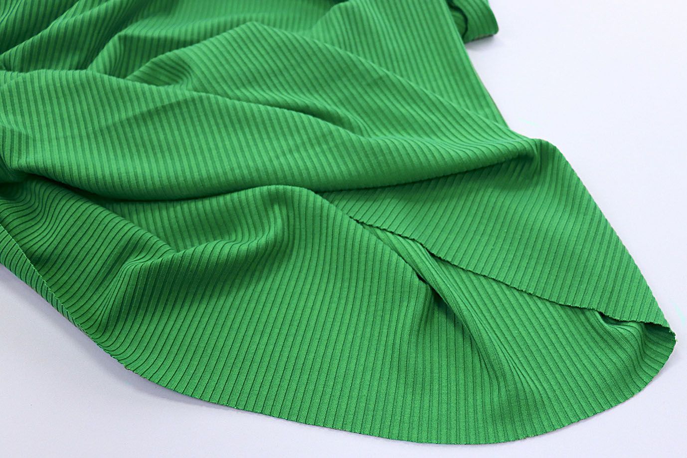 Трикотаж "Лапша"/светло-зеленый 3505-PY/C#10