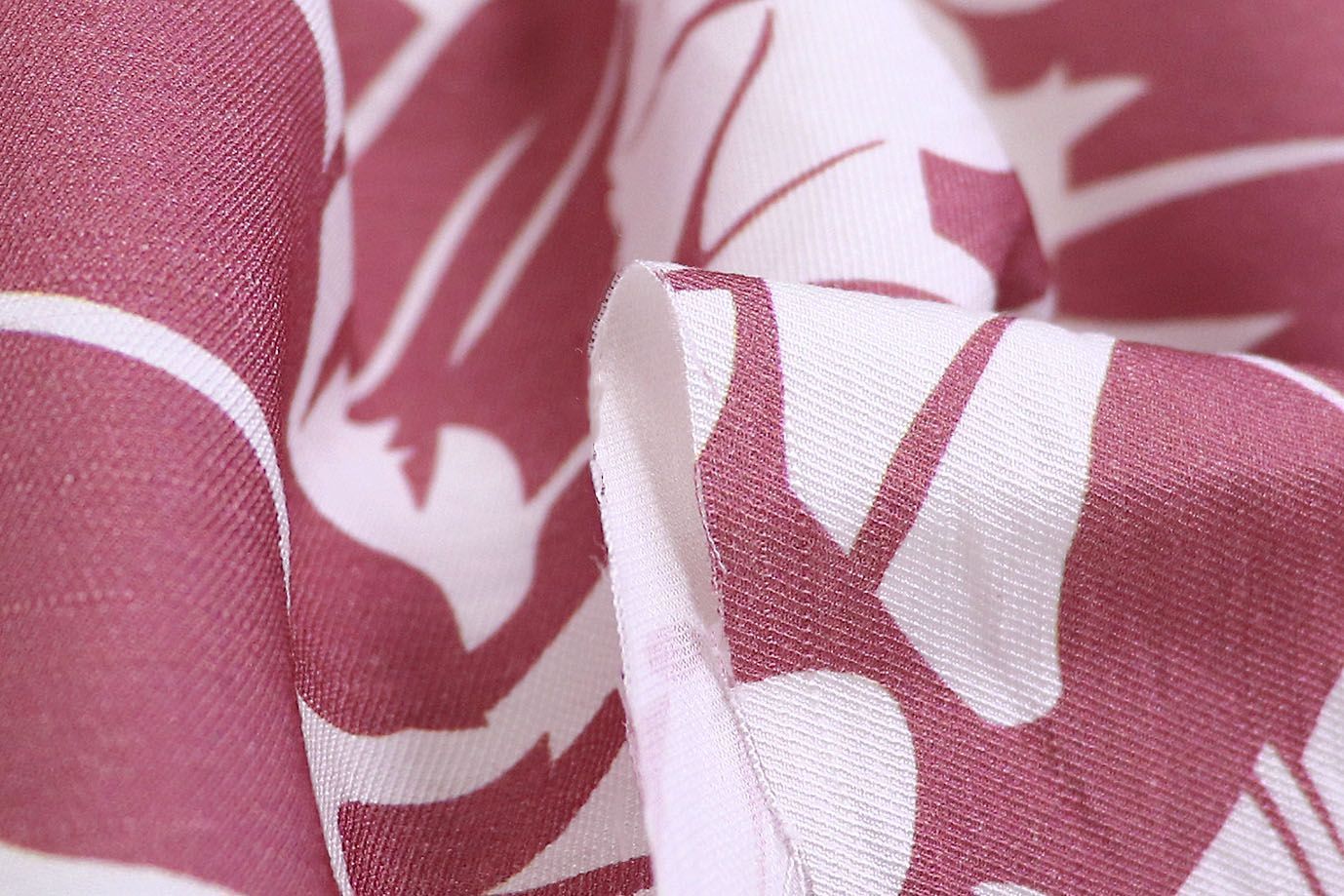 Лен N/R слаб принт/малиново-белый 3826-PY/D#3/C#2