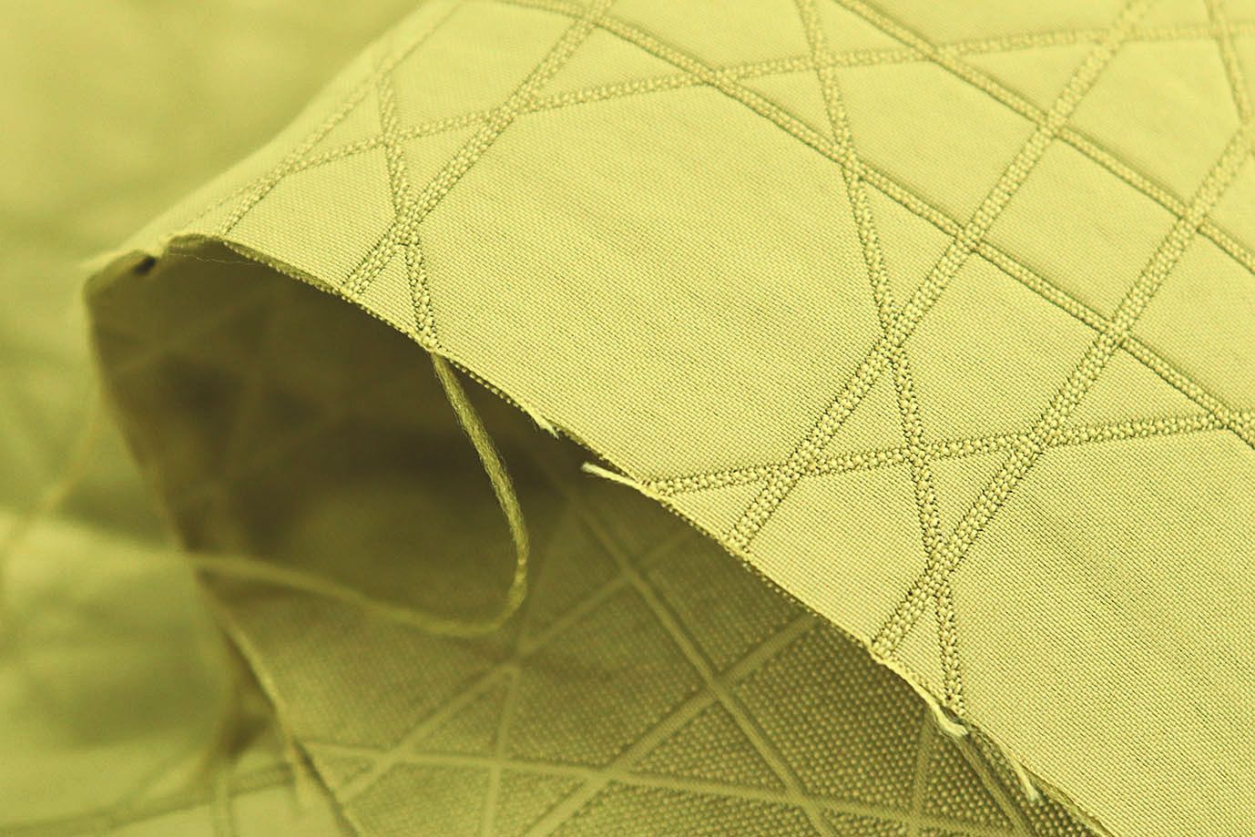 Костюмная ткань "Соренто" жаккард/желто-зеленый 3560-PY/D#2/C#4