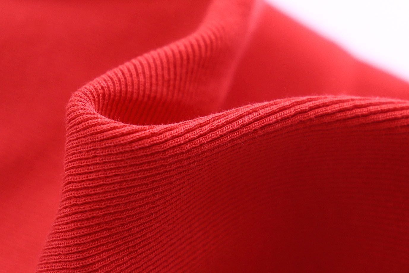 Трикотаж "Рибана"/красный 0250/C#красный 18-1660TPX