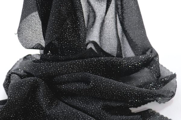 Сетка с люрексом/черный  2368-PY/C#2