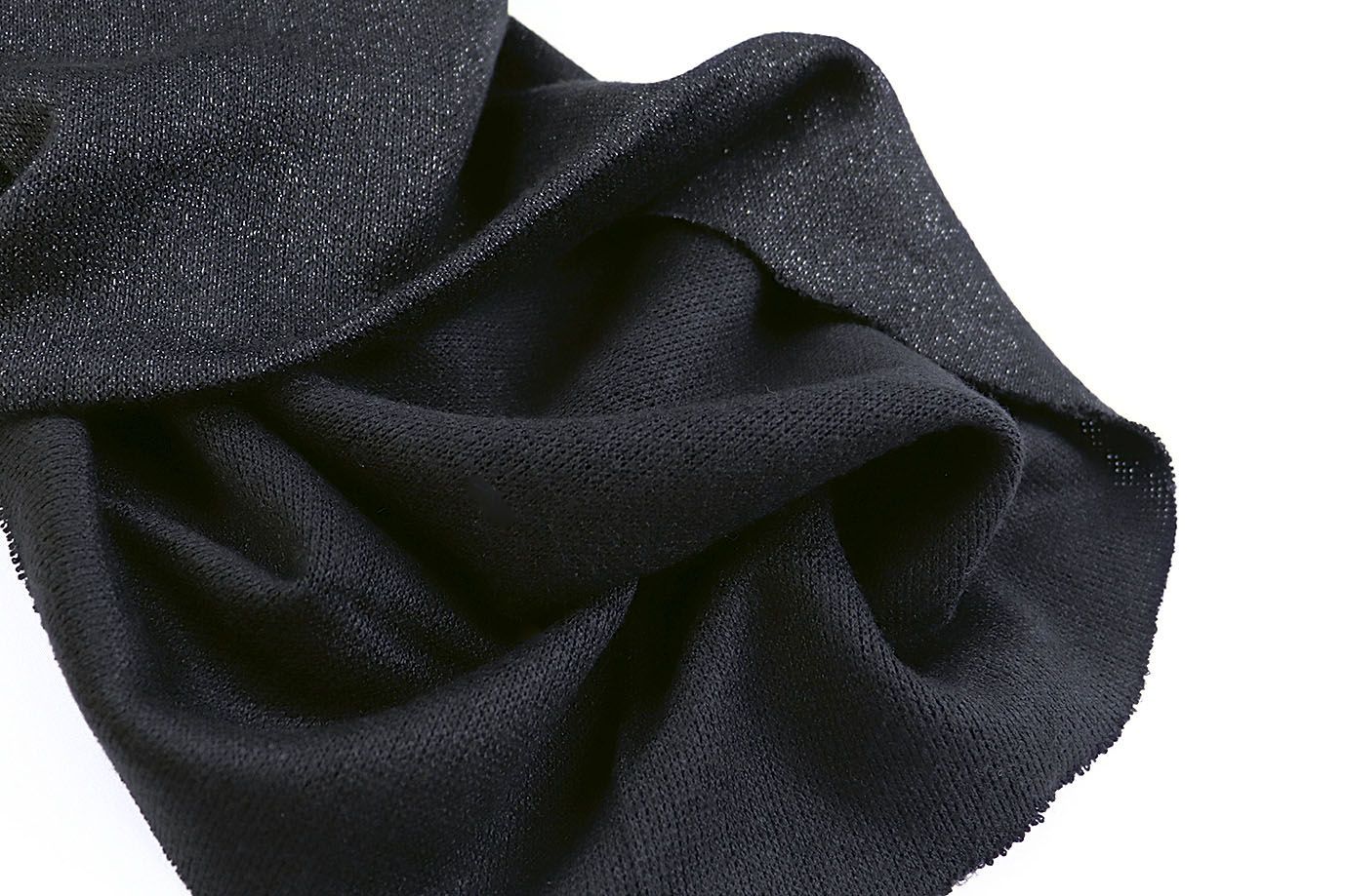 Трикотаж "Евроангора" с люрексом/черный 4217-PY/C#1