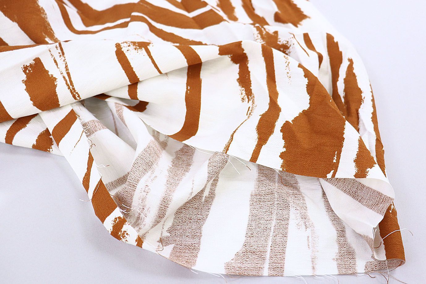 Лен БОХО принт/коричнево-белый 3786-PY/D#1/C#2