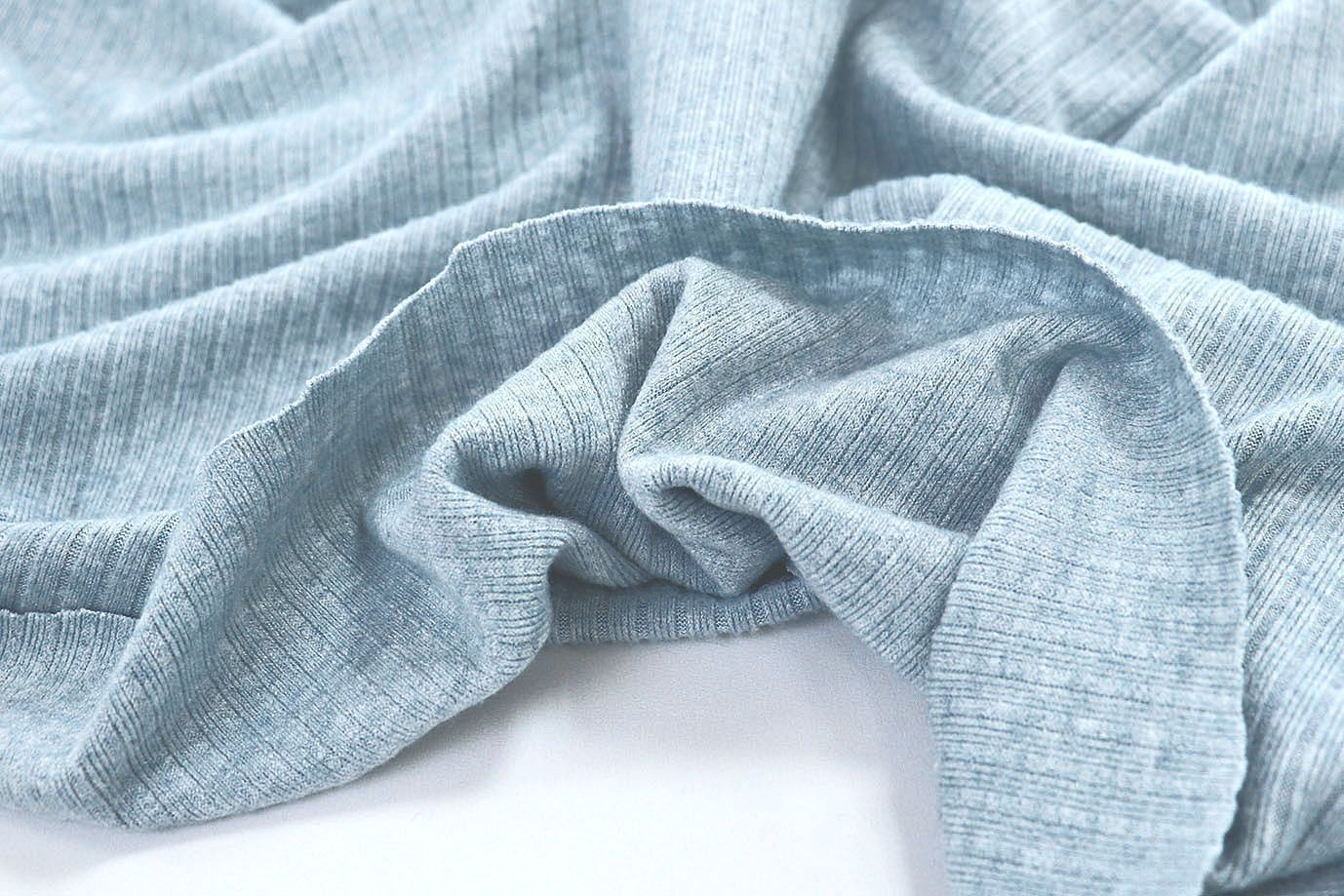 Трикотаж "Рибана"/светло-серый 3234-22-PY/C#8 (EU4299)