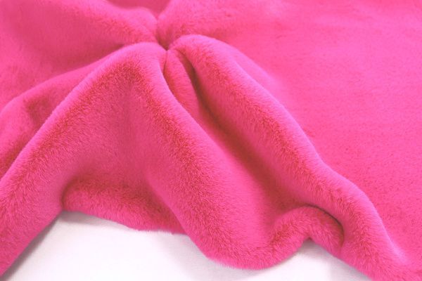 Искусственный мех "Кролик"/ярко-розовый AP231206140+EL/D#3062207/C#2261