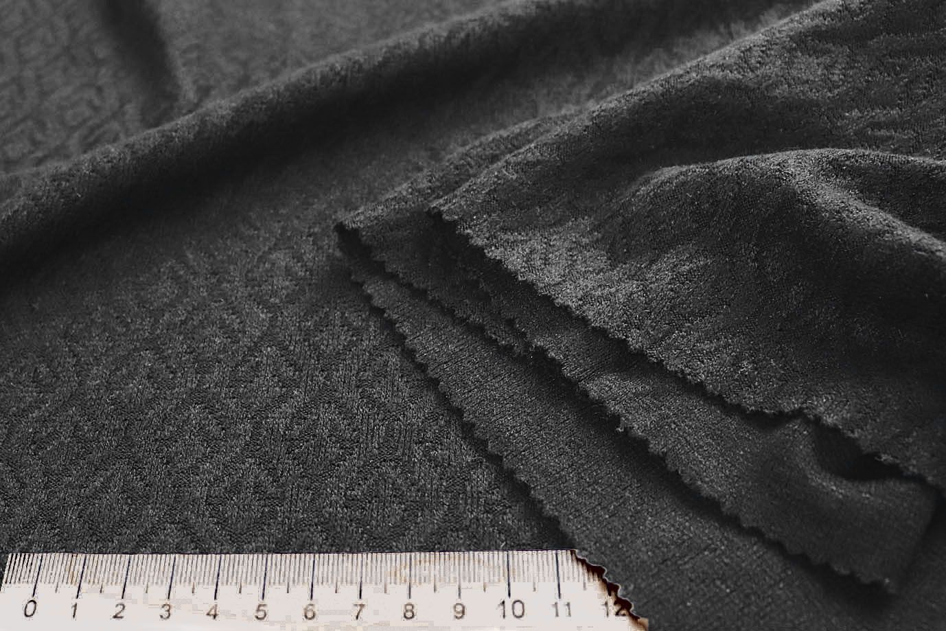 Трикотаж жаккард/черный 3994-PY/D#1/C#6