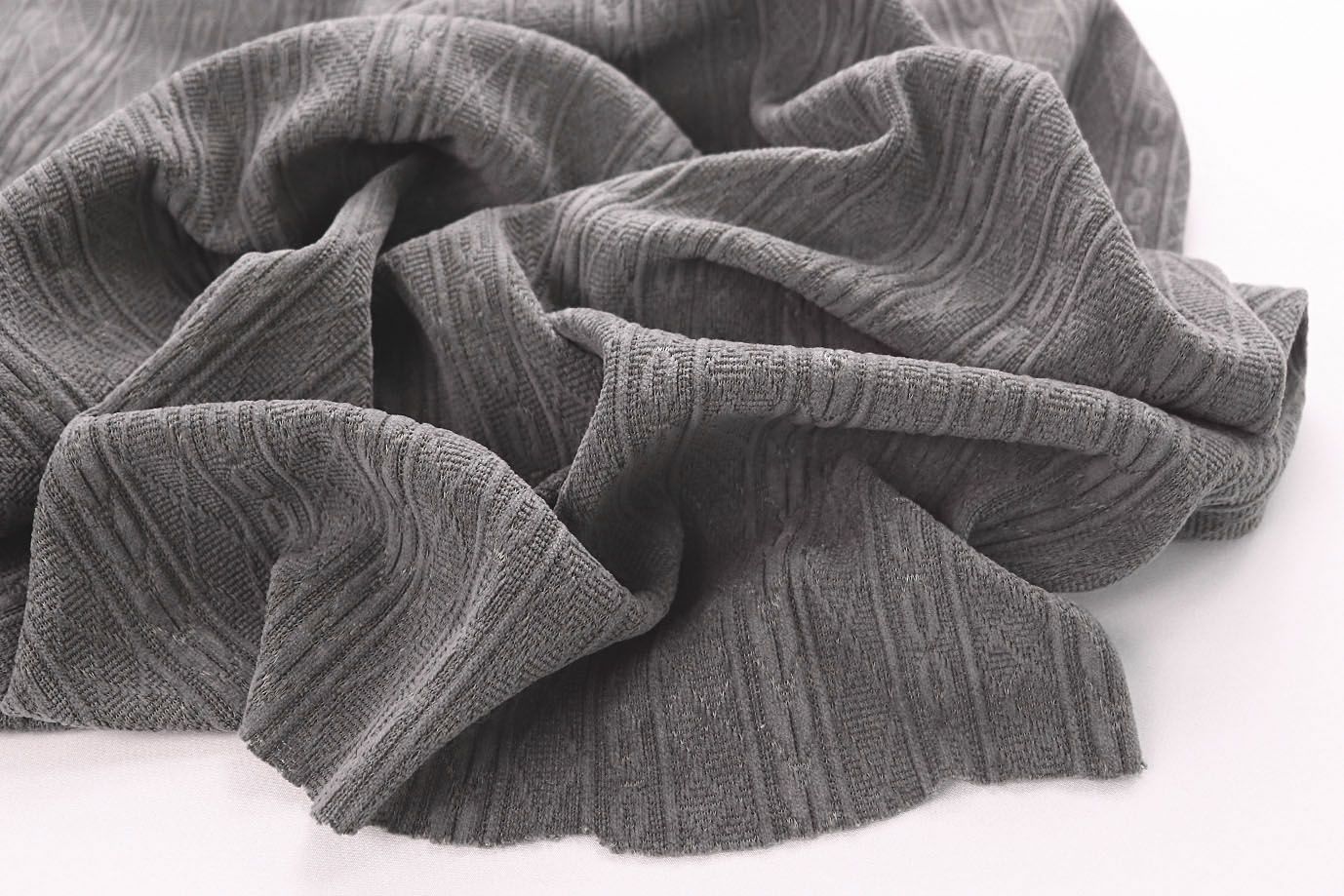 Трикотаж жаккард/серый 3971-PY/D#1/C#3