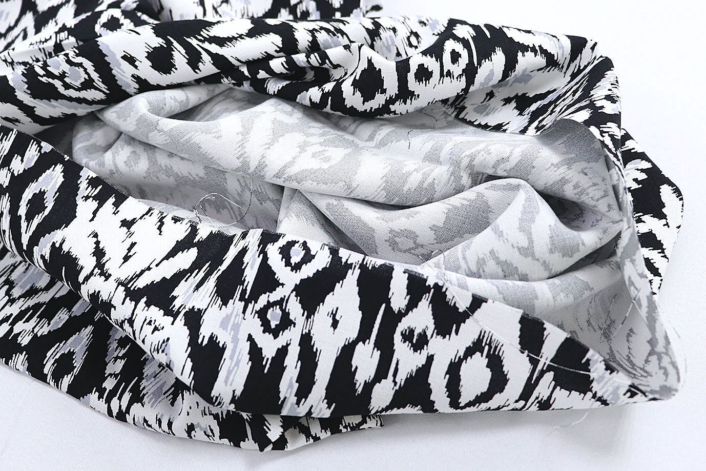 Штапель принт/узор черно-белый 3892-PY/D#13/C#2