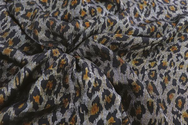 Шелк принт/леопард серо-коричневый 3778-PY/D#1/C#1