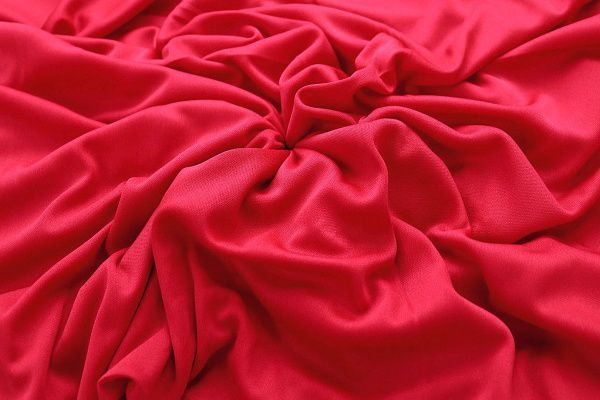 Подкладочная ткань Интерлок/красный SSR-862/C#4 (DT17496)